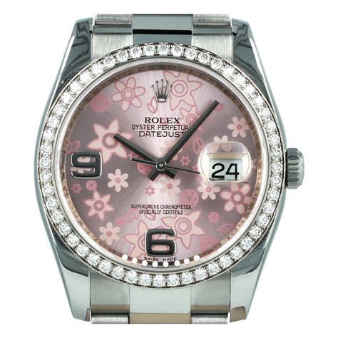 rolex floral dial|rolex floral dial 36mm.